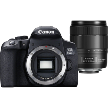 Canon EOS 850D DSLR Camera and EF-S 18-135mm f/3.5-5.6 IS USM Lens